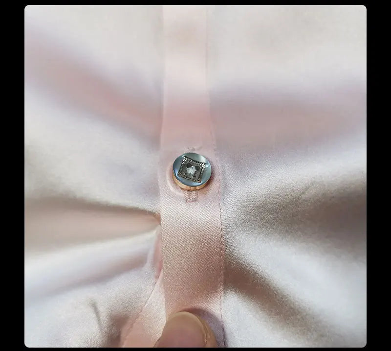 Multi color solid natural silk shirts short sleeve business shirt cheap chemise homm camiseta masculina vetement homme LT1498