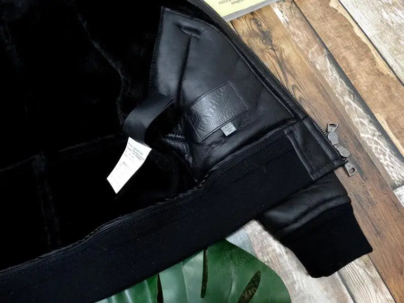 AYUNSUE 2022 Genuine Sheepskin Winter Jacket Male Leather Jackets Black Warm Nature Real Sheep Fur Coat Men Clothes Veste Homme