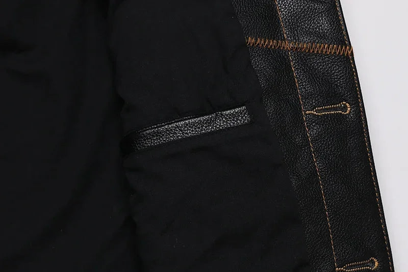 Classical 506 Denim Genuine Leather Jacket Man Casual Natural Cowhide Clothes Slim Fashion Coat High Quality Clothing