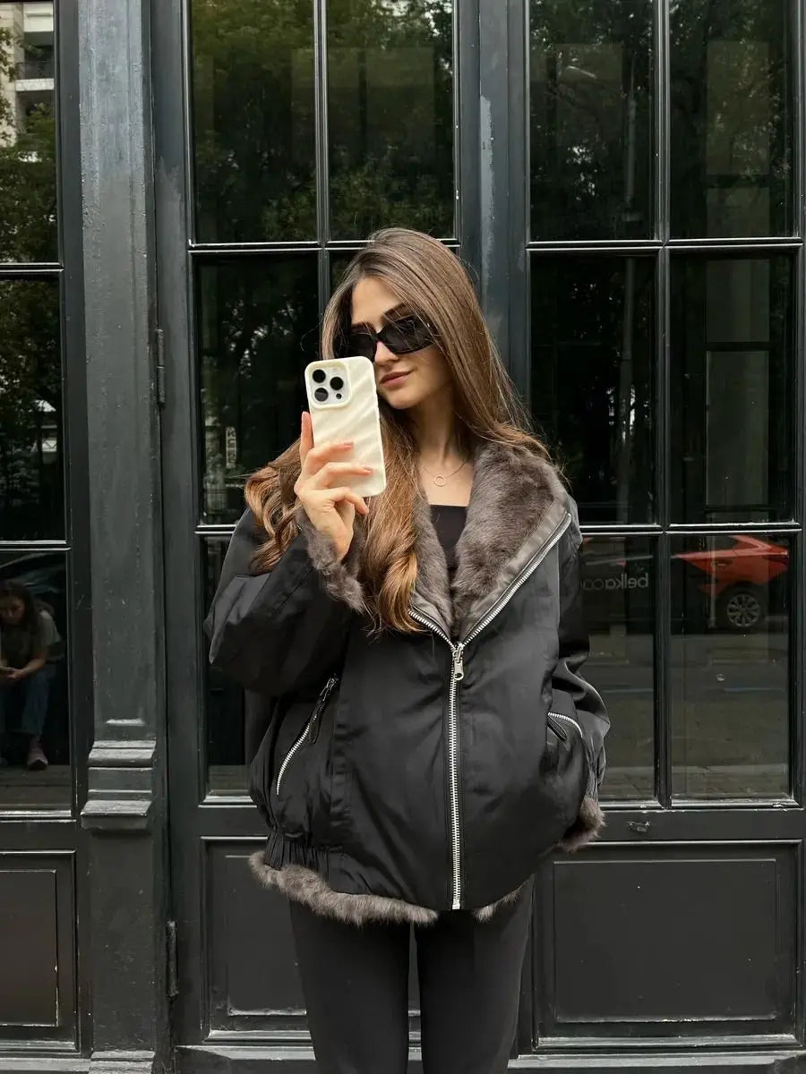 Women's Winter Jacket 2025 New Hot Natural Real Rabbit Fur Parka Coat Luxury Female With Warm Outerwears Fashion Trend Clothes