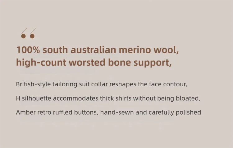 SENTUBILA Women's 100% Wool Long Coat Winter 2025 Classic Elegant Commuter Style Double-Faced Overcoat Ladies Clothes W54OA8780