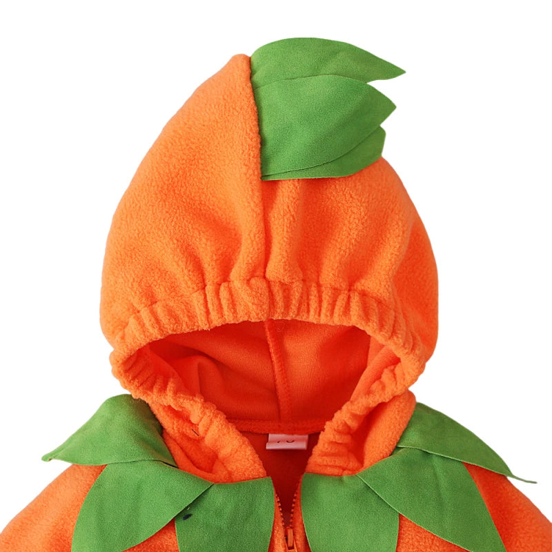 2025 Cosplay Pumpkin Jumpsuit Baby Girls Boys Halloween Costume Sets Carnival Party Clothes Baby Girl Set Holiday Gifts