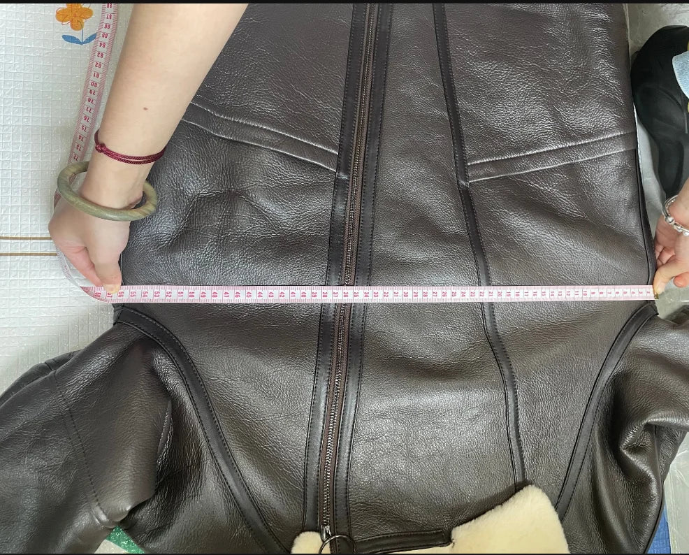 Natural Merino Sheepskin Wool Double Faced Fur Coat Women Motorcycle Leather Jacket Winter Clothes Woman 2024 дубленка женская