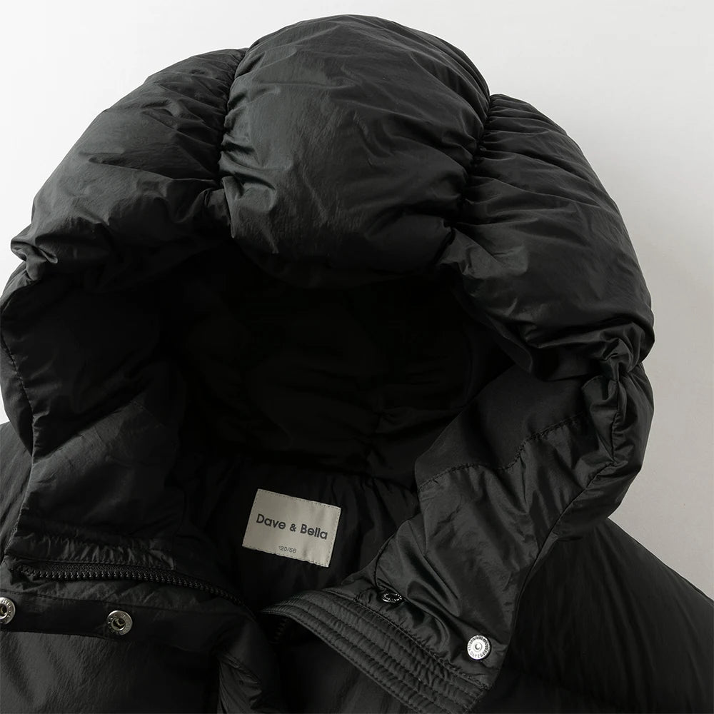 Dave Bella Girls Thicken White Down Parka Jacket Children Winter Warm Down Coats Waterproof Outdoor Outwear Clothes DK4254033