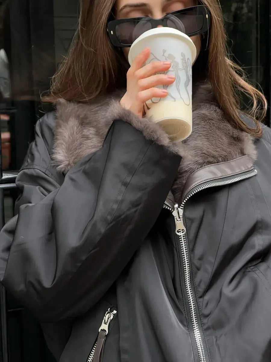 Women's Winter Jacket 2025 New Hot Natural Real Rabbit Fur Parka Coat Luxury Female With Warm Outerwears Fashion Trend Clothes