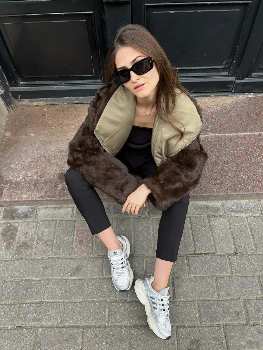 Women's Winter Jacket 2025 New Hot Natural Real Rabbit Fur Parka Coat Luxury Female With Warm Outerwears Fashion Trend Clothes