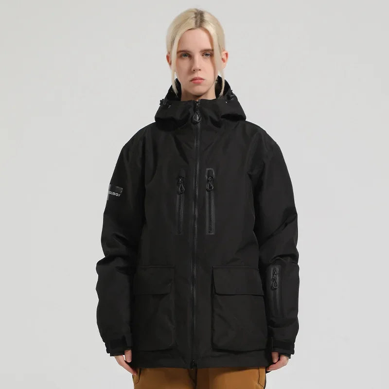 New Winter Ski Jackets – Thick, Waterproof, Loose-Fit Outdoor Snowboard & Ski Coats for Couples