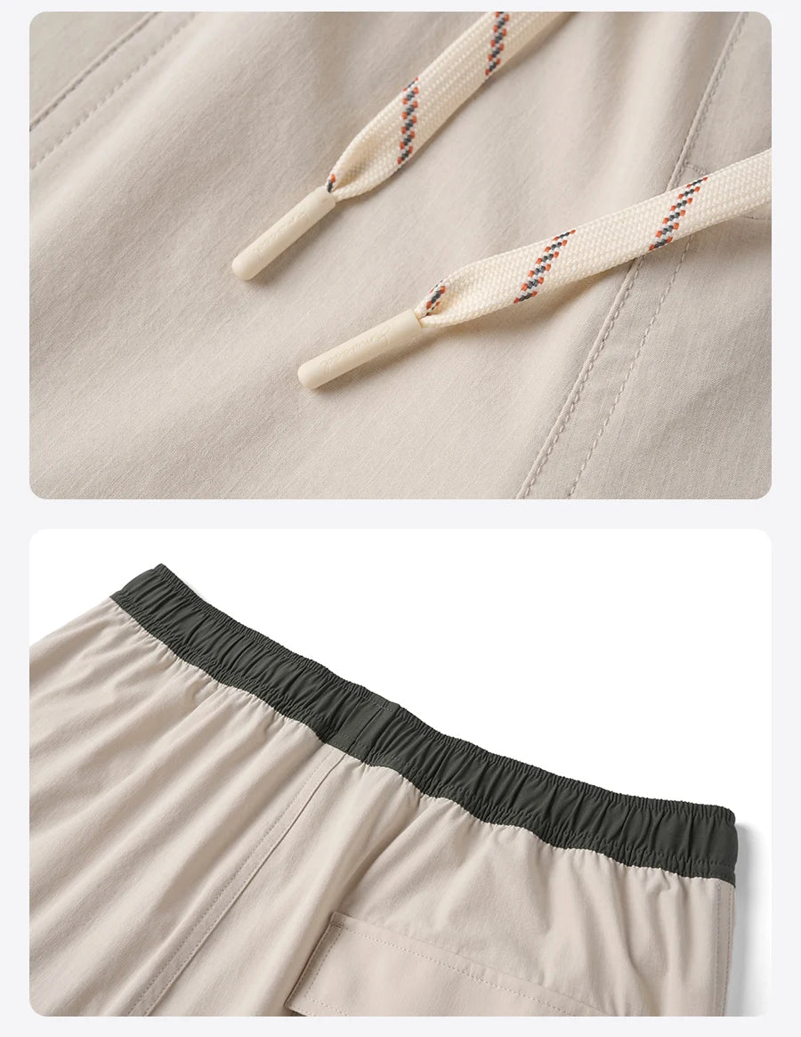 SIMWOOD 2025 Summer New  Men's T-Shirts and Shorts Set Summer Outfits Fashion Casual Short Sleeve Suit