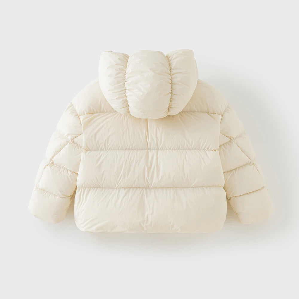 Dave Bella Girls Thicken White Down Parka Jacket Children Winter Warm Down Coats Waterproof Outdoor Outwear Clothes DK4254033