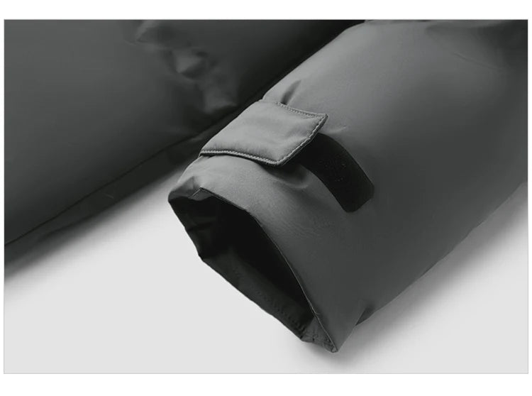 Semir Down Jacket Men Long Hooded Loose Simple Versatile 2025 Winter Man Clothes Winter Outerwear