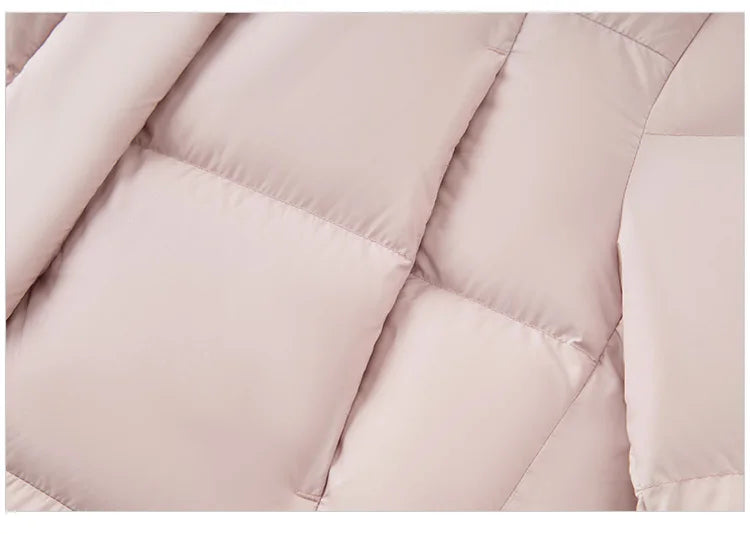 Semir Down Jacket Women Winter Long 90% Duck Down Waterproof Oil-proof Stain-proof 2025 New Solid Hooded winter woman clothes