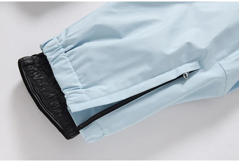 New Men Women Snow Clothes Snowboarding Suit Winter Windproof Waterproof Warm Ski Suit for Couple Jacket Pants Set Multi Color