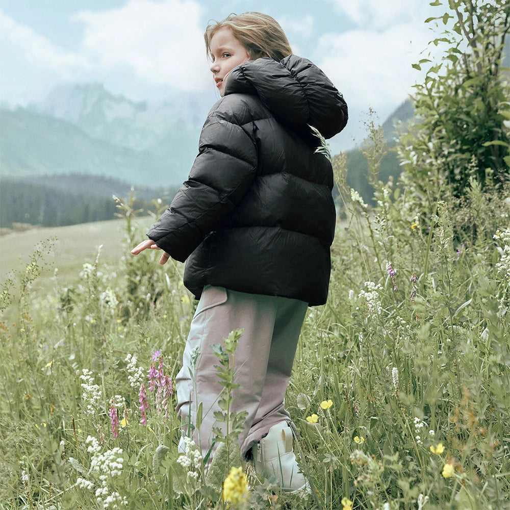 Dave Bella Girls Thicken White Down Parka Jacket Children Winter Warm Down Coats Waterproof Outdoor Outwear Clothes DK4254033