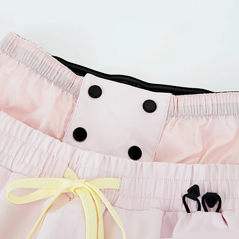 KUFUN Ski Wear Outfits Snowboard Waterproof Windproof Thickened 3L Snow Jacket Top Pants Trousers Loose Casual Man Lady Teenager