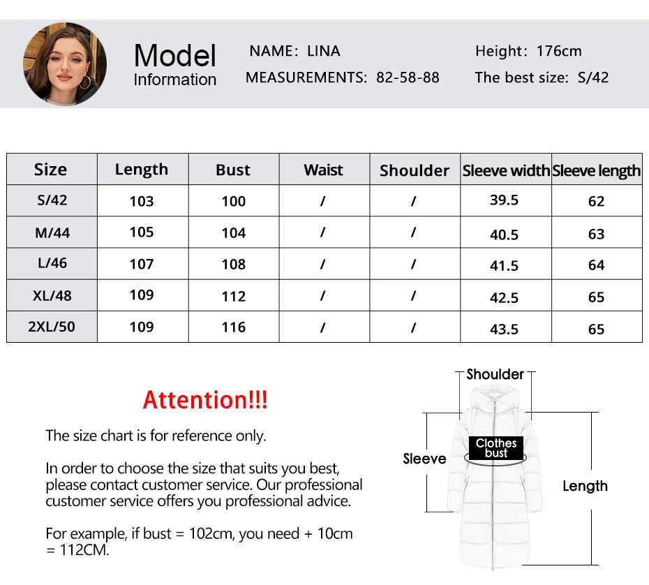 ICEbear 2024 Winter Fashionable Jacket Women's Hooded Warm Parkas Puffer Jackets Hight Quality Female Quilted Coat  GWD20155D