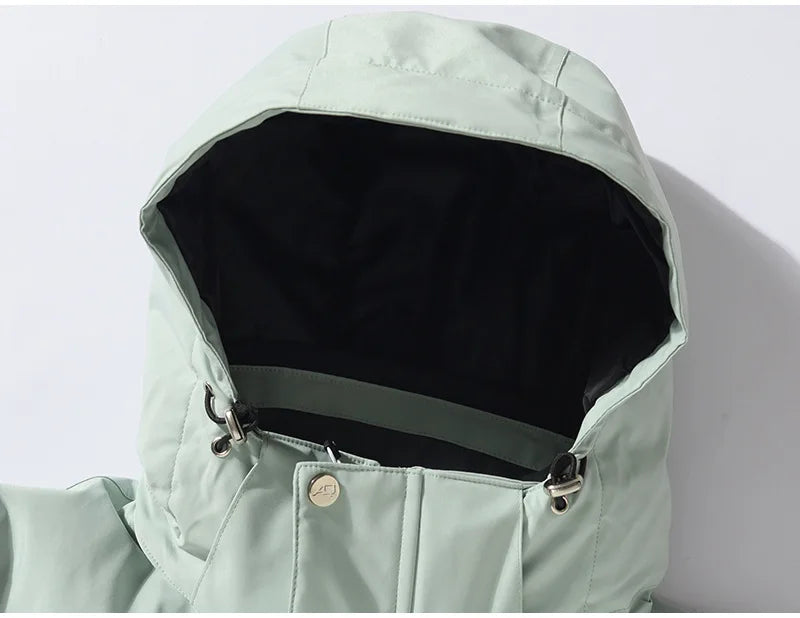 New Men Women Snow Clothes Snowboarding Suit Winter Windproof Waterproof Warm Ski Suit for Couple Jacket Pants Set Multi Color