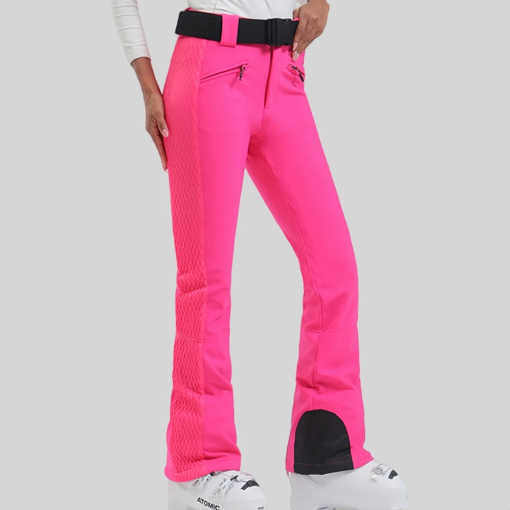 Female Slim Skiing Pants Outdoor Windproof Warm Snow Trousers New Elasticity Women Snowboard Clothes Winter Waterproof Britches