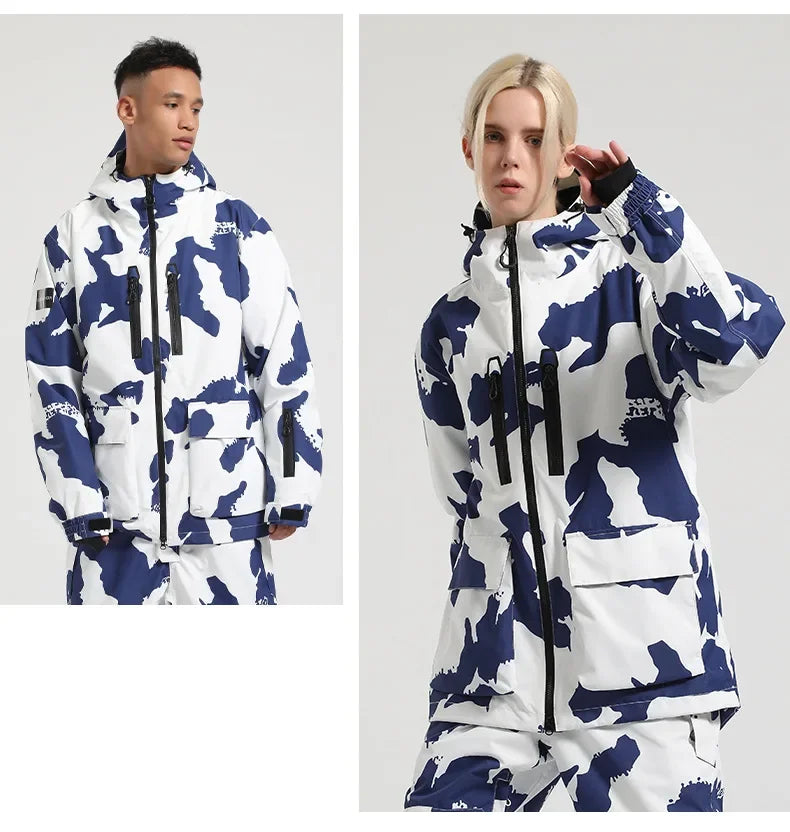 New Winter Ski Jackets – Thick, Waterproof, Loose-Fit Outdoor Snowboard & Ski Coats for Couples