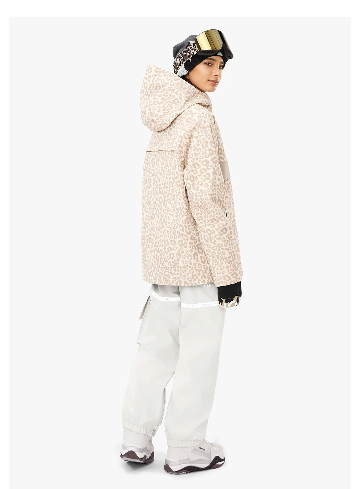 VECTOR Brand Adult Ski Wear Women Man Hooded Sweater Trend Ski Wear Thickened Warmth and Waterproof Equipment Jacket Women