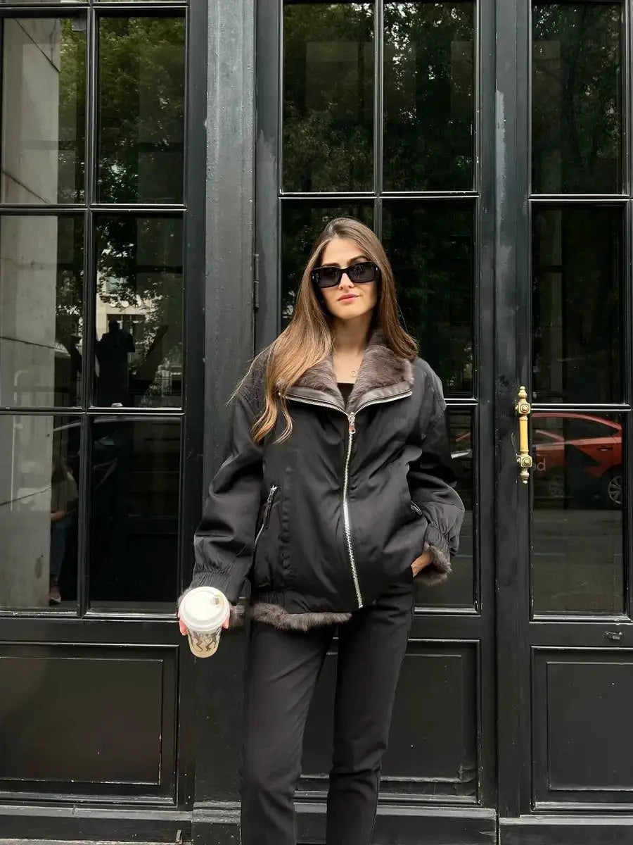 Women's Winter Jacket 2025 New Hot Natural Real Rabbit Fur Parka Coat Luxury Female With Warm Outerwears Fashion Trend Clothes