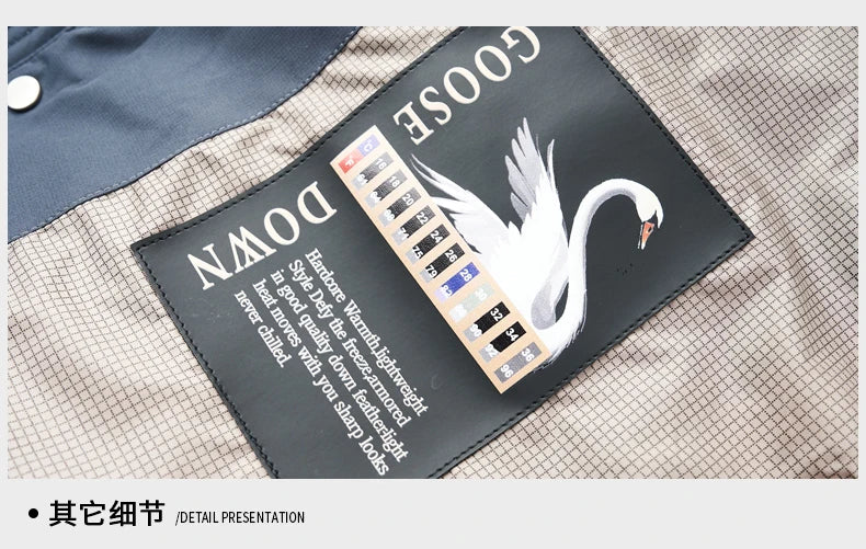 Real 85% Goose Down Jacket Men 2025 Winter Warm Puffer Coat Luxury Hood Thermal Outdoor Jacket Goose Down Parkas Zipper Clothes