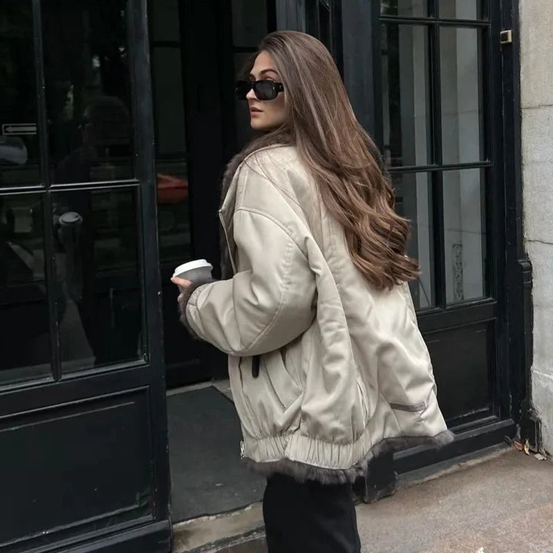 Women's Winter Jacket 2025 New Hot Natural Real Rabbit Fur Parka Coat Luxury Female With Warm Outerwears Fashion Trend Clothes