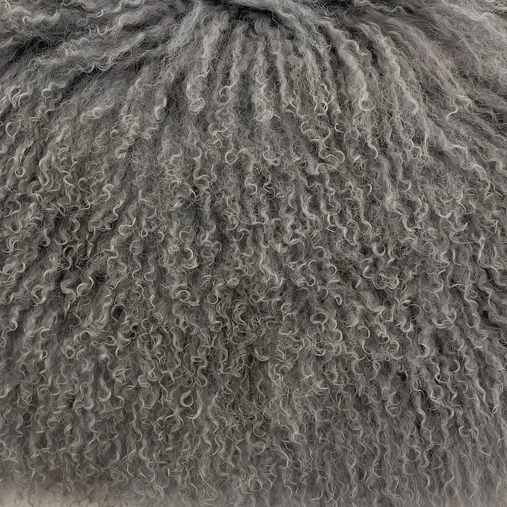 MENINA 2025 Autumn Winter Clothes Women Fashion Warm Mongolian Fur Jacket Mid-length Natural Fur Coat Black Real Fur Overcoat