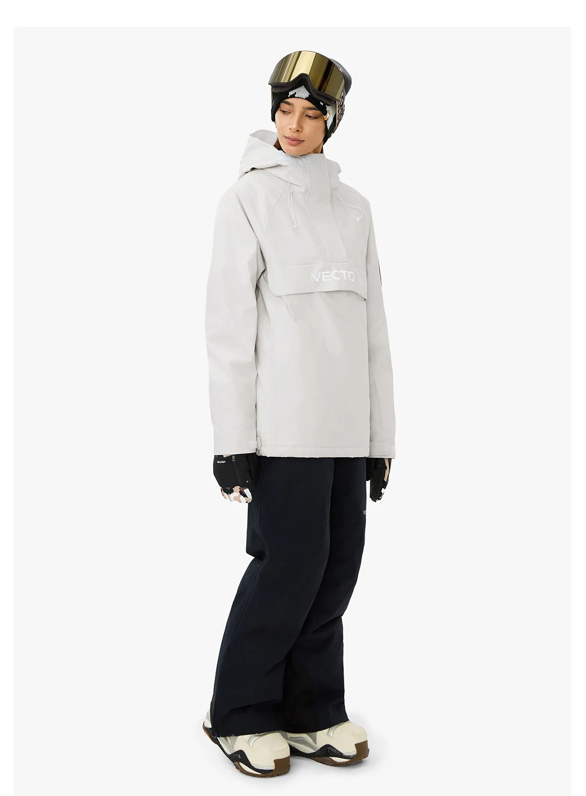 VECTOR Brand Adult Ski Wear Women Man Hooded Sweater Trend Ski Wear Thickened Warmth and Waterproof Equipment Jacket Women