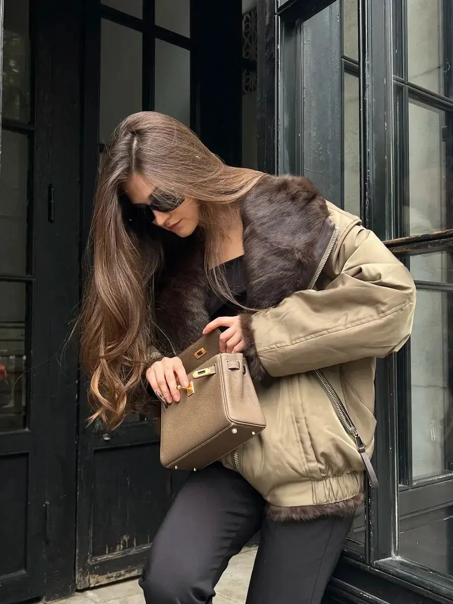 Women's Winter Jacket 2025 New Hot Natural Real Rabbit Fur Parka Coat Luxury Female With Warm Outerwears Fashion Trend Clothes