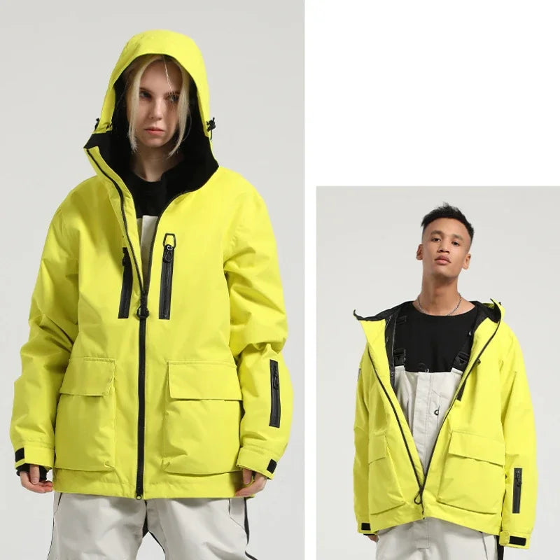 New Winter Ski Jackets – Thick, Waterproof, Loose-Fit Outdoor Snowboard & Ski Coats for Couples