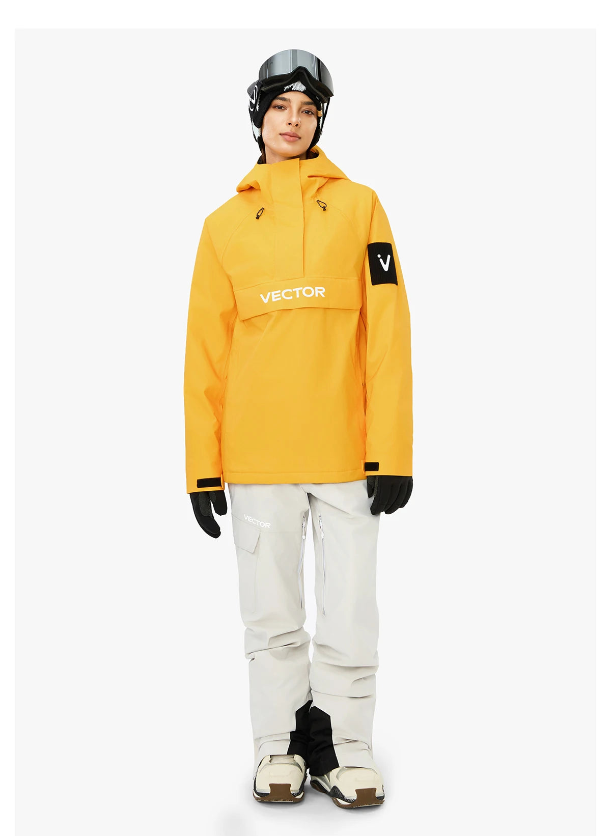 VECTOR Brand Adult Ski Wear Women Man Hooded Sweater Trend Ski Wear Thickened Warmth and Waterproof Equipment Jacket Women