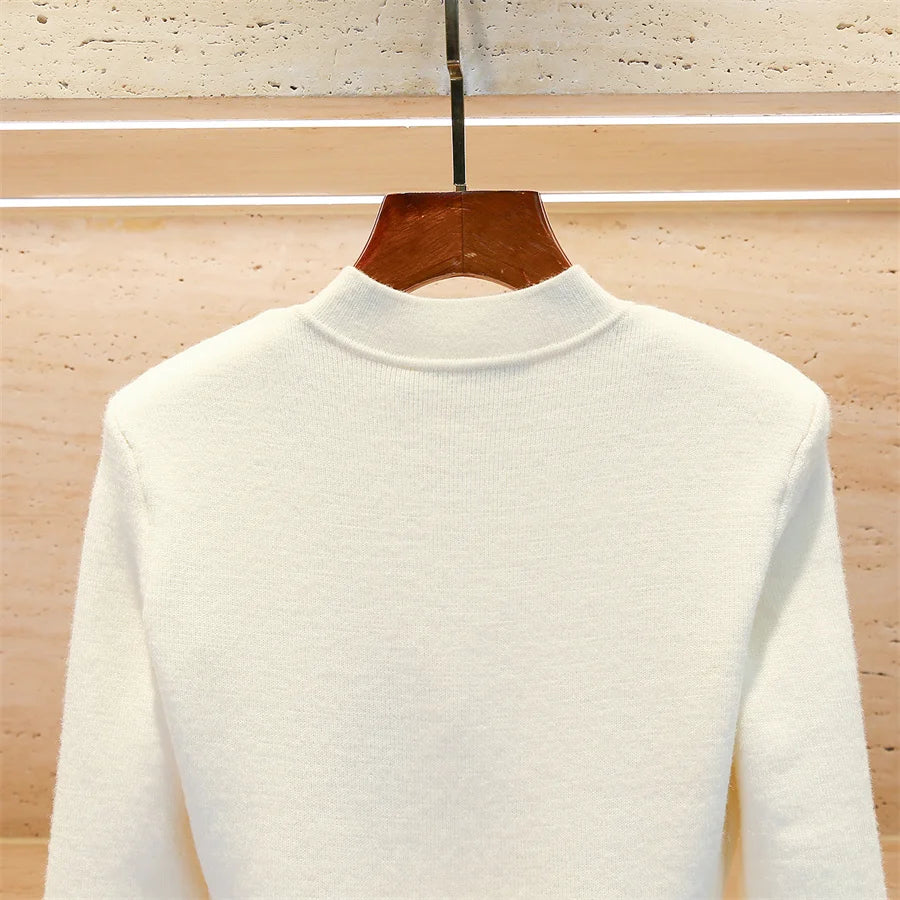 2025 Winter Women's Knitted Stretch Ruffled Corset Dress Elegant Ladies Dress y2k Clothes New Fashion High-Quality Party Skirt