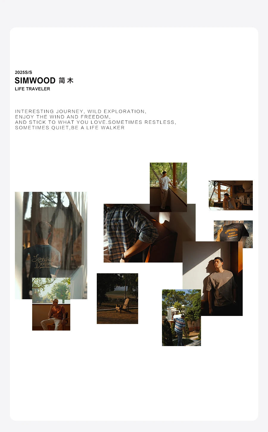 SIMWOOD 2025 Summer New  Men's T-Shirts and Shorts Set Summer Outfits Fashion Casual Short Sleeve Suit