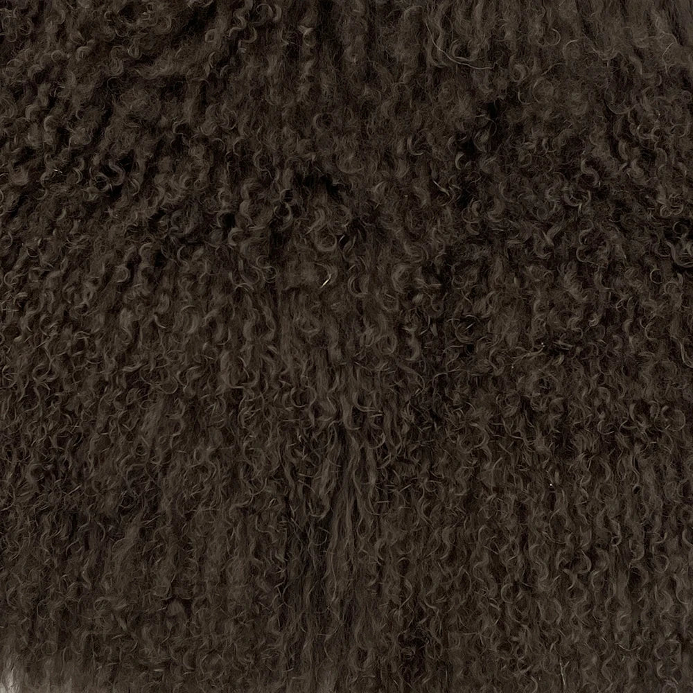 MENINA 2025 Autumn Winter Clothes Women Fashion Warm Mongolian Fur Jacket Mid-length Natural Fur Coat Black Real Fur Overcoat