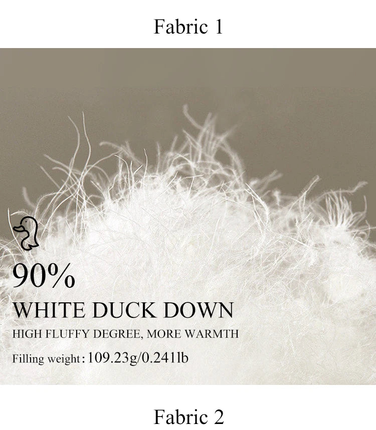 CA-42 High Quality Single Breasted Fur Collar 90% Duck Down Coat Clothes Women Down Coats For Winter Women's Down Coats