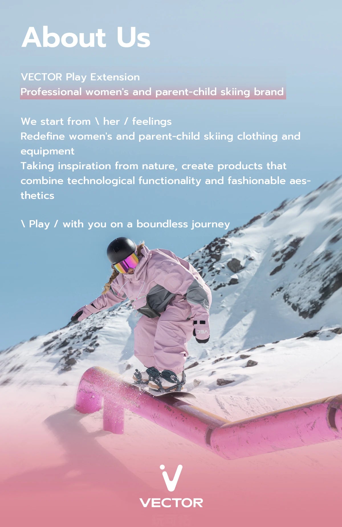 VECTOR Brand Adult Ski Wear Women Man Hooded Sweater Trend Ski Wear Thickened Warmth and Waterproof Equipment Jacket Women