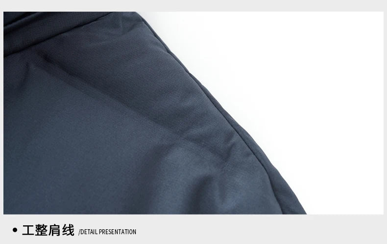 Real 85% Goose Down Jacket Men 2025 Winter Warm Puffer Coat Luxury Hood Thermal Outdoor Jacket Goose Down Parkas Zipper Clothes