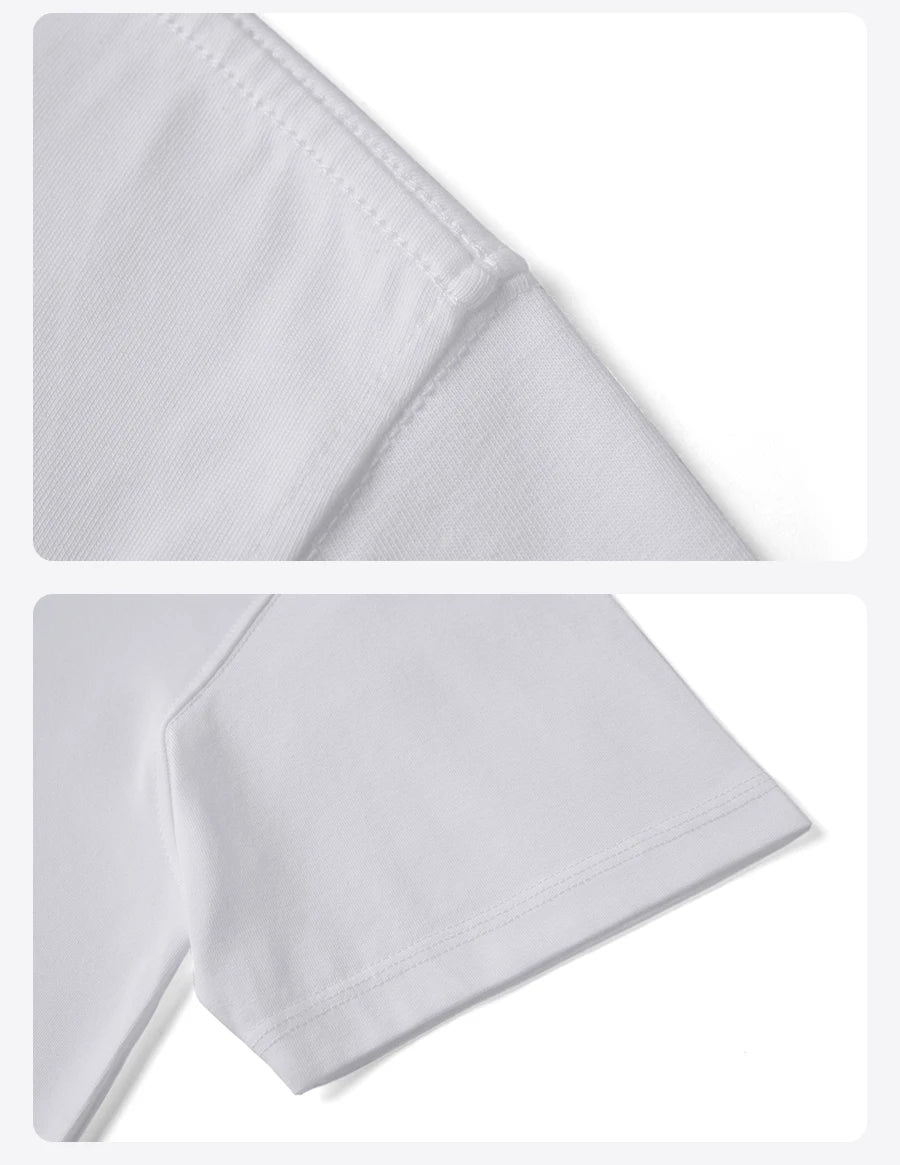 SIMWOOD 2025 Summer New  Men's T-Shirts and Shorts Set Summer Outfits Fashion Casual Short Sleeve Suit