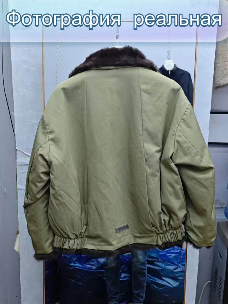 Women's Winter Jacket 2025 New Hot Natural Real Rabbit Fur Parka Coat Luxury Female With Warm Outerwears Fashion Trend Clothes