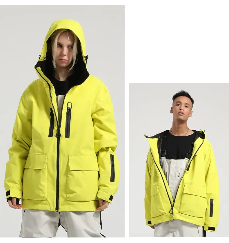 New Winter Ski Jackets – Thick, Waterproof, Loose-Fit Outdoor Snowboard & Ski Coats for Couples