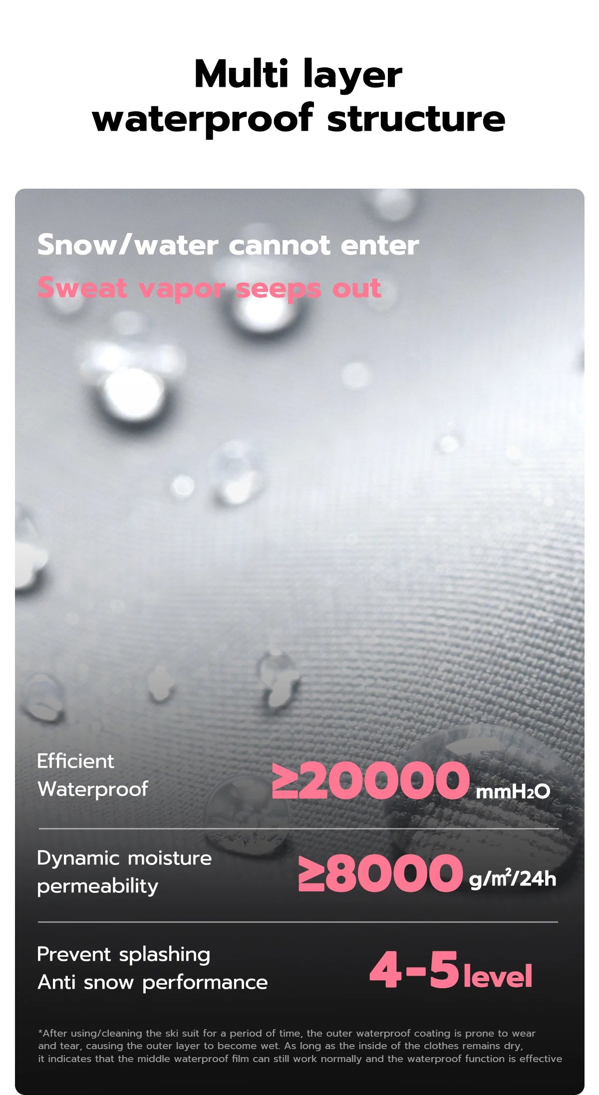 VECTOR Brand Adult Ski Wear Women Man Hooded Sweater Trend Ski Wear Thickened Warmth and Waterproof Equipment Jacket Women